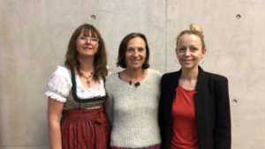 v. l. n. r.: Elisabeth Krenner (stv. Vorsitzende Monitoringausschuss Salzburg), Karin Astegger (Vorsitzende Monitoringausschuss Salzburg), Christine Steger (Vorsitzende Bundesmonitoringausschuss)
