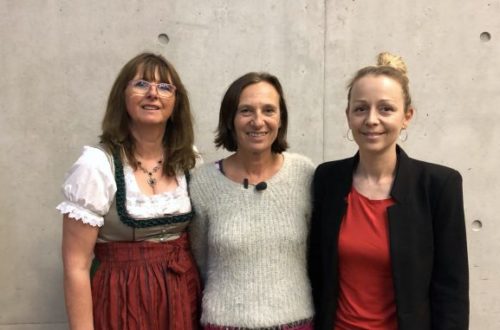 v. l. n. r.: Elisabeth Krenner (stv. Vorsitzende Monitoringausschuss Salzburg), Karin Astegger (Vorsitzende Monitoringausschuss Salzburg), Christine Steger (Vorsitzende Bundesmonitoringausschuss)