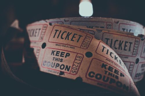 Symbolbild alte Kinotickets.